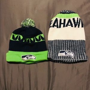 NFL, bundle of 2 Seahawk beanies